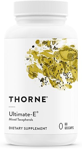 Ultimate-E – 60 Gelcaps – Vitamina E Natural – Todas as Formas Naturais – 60 Cápsulas Gelatinosas - THORNE