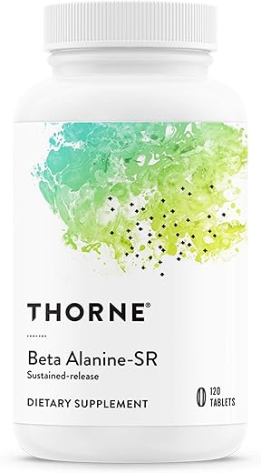 Beta Alanine Sustained Release – Aminoácido para Desempenho Muscular e Resistência – Certificado NSF para Esportes – 120 Comprimidos – 60 Porções - THORNE