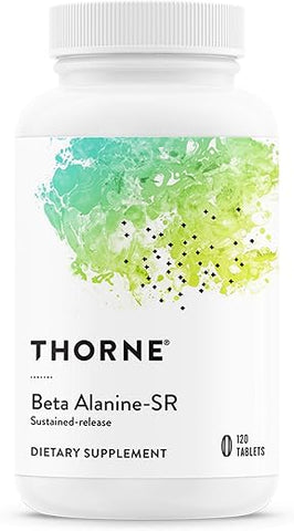Beta Alanine Sustained Release – Aminoácido para Desempenho Muscular e Resistência – Certificado NSF para Esportes – 120 Comprimidos – 60 Porções - THORNE