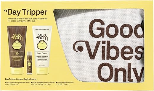 Pack de Cuidados Solares para Viagem – Protetor Solar Hidratante, Protetor Labial  Sun Bum - Sun Bum