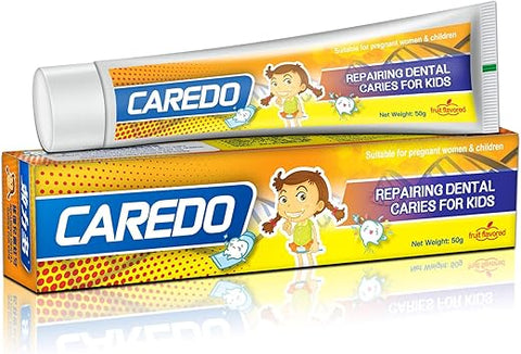 CAREDO - Creme Dental Infantil de Hidroxiapatita para Reverter Cáries, Reparo de Cáries em Casa sem Flúor, Seguro para Crianças – Marca: Kids Hydroxyapatite