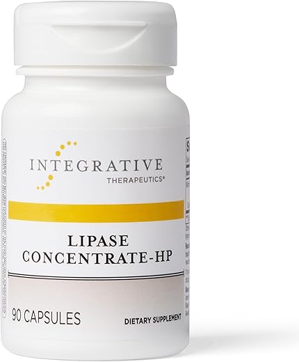 Lipase Concentrate-HP – Suplemento Enzimático para Homens e Mulheres que Auxilia na Digestão de Gorduras* – 90 Cápsulas Veganas - Integrative Therapeutics