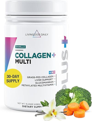 Livingood Daily - Pó de Colágeno Diário Livingood para Mulheres – 100g