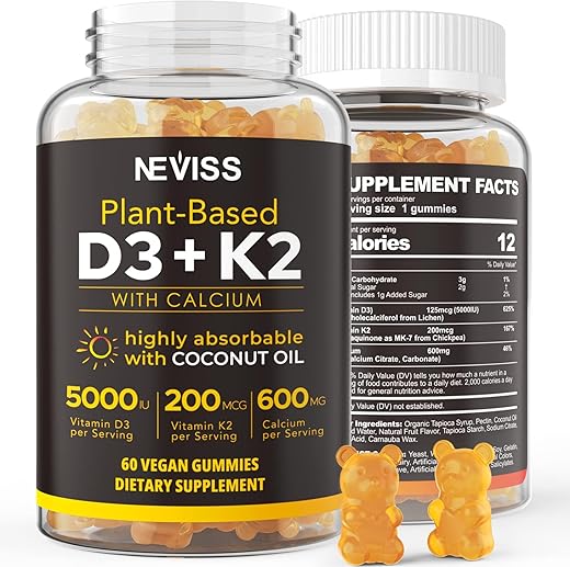 NEVISS - Vitamina D3 5000UI – Fortaleça sua saúde com a marca líder em vitamina D