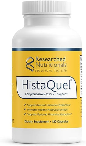 HistaQuel – Suporte para Mastócitos – Favorece a Produção Normal de Histamina - Researched Nutritionals
