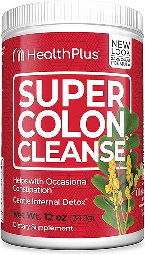 Super Colon Cleanse: Desintoxicação de 10 dias – Mais de 2 Limpezas, 340g - Health Plus