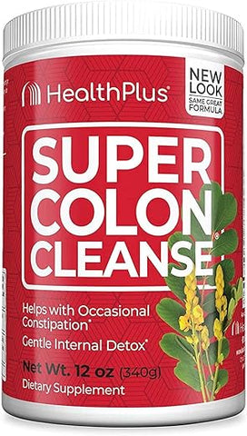 Super Colon Cleanse: Desintoxicação de 10 dias – Mais de 2 Limpezas, 340g - Health Plus