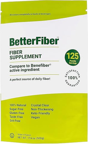 Modernist Pantry - BetterFiber – Suplemento de Fibra Prebiótica [100% Equivalente Genérico da Marca Líder] ⊘ Sem OGM Sem Glúten Vegano OU Certificado Kosher – 500g (125 Porções)
