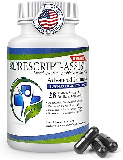 Prescript-Assist - Fórmula Avançada com Proteína de Ervilha – 28 Cepas de Microflora do Solo Probiótico – Marca: [Nome da Marca]