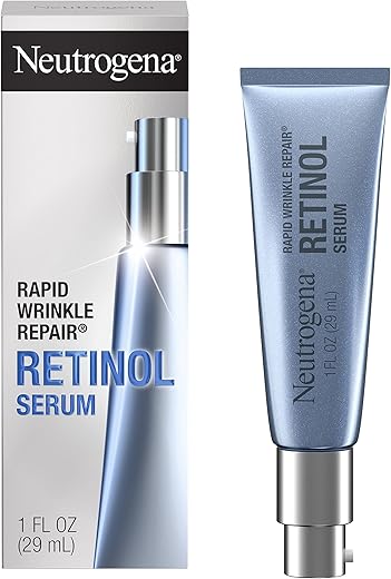 Serum Facial Anti-Rugas com Retinol e Ácido Hialurônico – Redutor de Linhas Finas – 30ml - Neutrogena