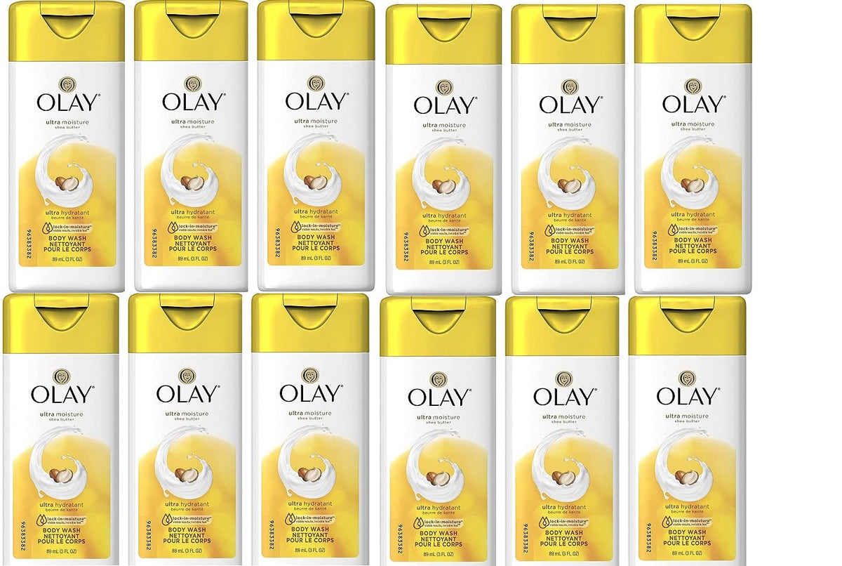 Body Wash Ultra Moisture 88ml (12 Unidades) – Hidratação Intensa - Olay