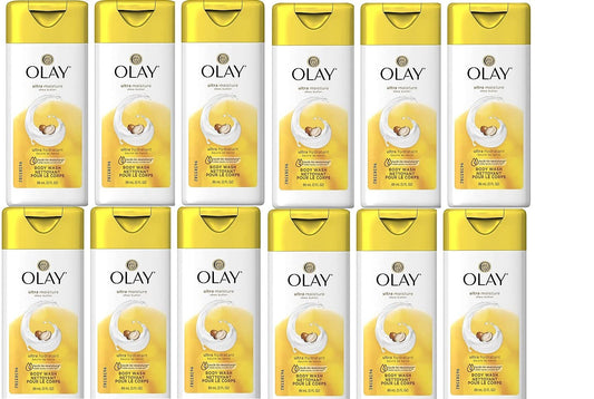 Body Wash Ultra Moisture 88ml (12 Unidades) – Hidratação Intensa - Olay