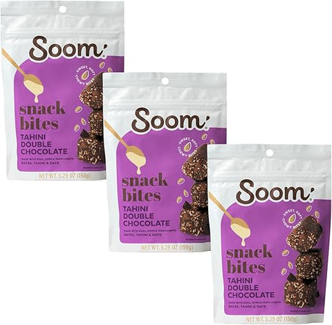 Foods – Snack Energético de Tâmaras 100% Natural, Vegano, Sem Açúcar Adicionado, Sem Laticínios – 3-Pack - Soom