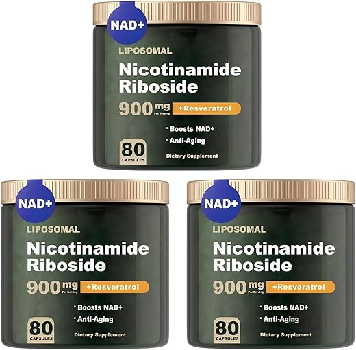 TAFUTY - NAD Liposomal Nicotinamide Riboside Resveratrol Quercetin 900mg – Energia, Foco, Anti-Envelhecimento | Alta Pureza | Marca em Destaque