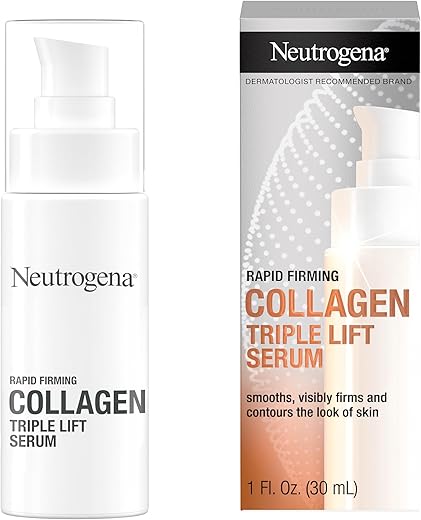 Serum Facial Triplo Lift Colágeno Firmeza Rápida, Hidratante com Colágeno – 30ml - Neutrogena