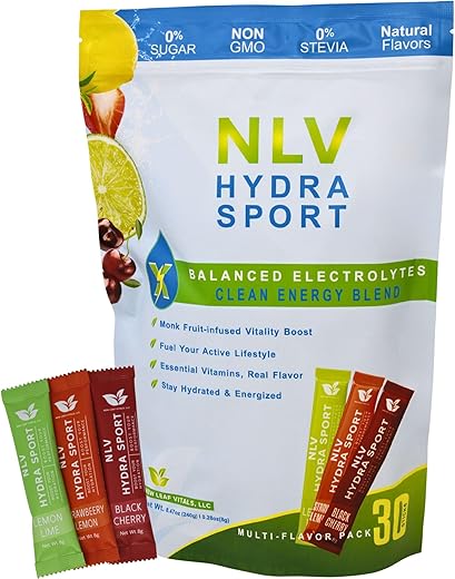 NLV Hydra Sport - Blend de Energia Limpa com Eletrólitos Balanceados – 100g