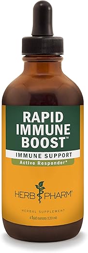 Tintura Orgânica de Echinacea com Equinácea e Extrato de Gengibre – Reforço Imunológico Rápido e Absorção Eficiente para Adultos - Herb Pharm