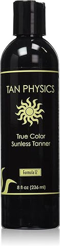Bronzeador Sem Sol Tan Physics True Color 8 fl oz (236 ml) – Resultado Natural e Duradouro