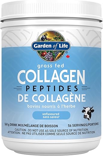 Garden of Life - GARDEN OF LIFE Colágeno Peptídeos de Pasto, 560g – Benefícios para a Saúde da Pele e das Articulações