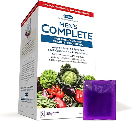 Multivitamínico Masculino Completo 120 Pacotes – Altas Potências de 30 Nutrientes, Vitaminas Essenciais, Minerais – Marca ANDREW LESSMAN - ANDREW LESSMAN