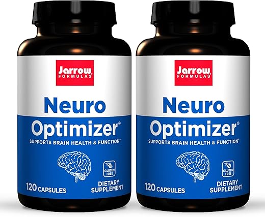 Neuro Optimizer – 120 Cápsulas, Pacote de 2 – Saúde Cerebral - Jarrow Formulas