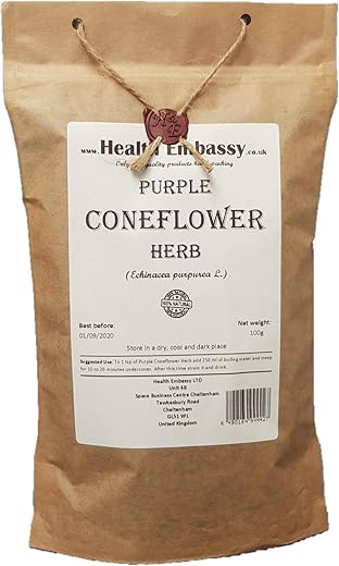 Erva de Equinácea Purpúrea | Health Embassy | 100% Natural (100g)