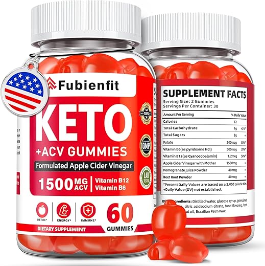 Regio - (2Pack) Gummies Keto ACV Extreme 1500MG – Gummies Keto Orgânicos de Vinagre de Maçã Avançado com Romã e Beterraba em Pó B12 Vegan Non GMO 120 Gummys