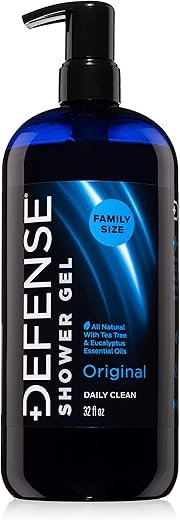 Sabonete Líquido Orgânico Defense Soap Tea Tree, 946 ml, Ingredientes Naturais, Livre de SLS, Calmante, Unissex