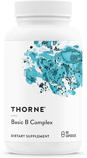 Basic B-Complex – Suplemento de Vitamina B Complexo Pronto para Tecidos com Colina – Suporta Produção de Energia Celular, Saúde Cerebral - THORNE