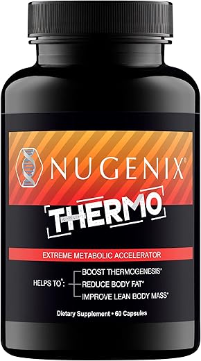 Thermo – Suplemento Queimador de Gordura Termogênico para Homens, Acelerador Metabólico Extremo, 60 Comprimidos - Nugenix