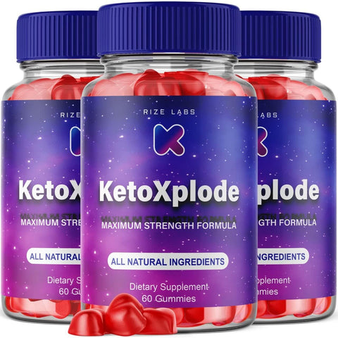 rize labs - (3 Pacotes) Gomas KetoXplode Keto – Gomas Keto Xplode Keto com Vinagre de Maçã para Perda de Peso Avançada – Gomas KetoXplode Keto com Vinagre de Maçã para Queima de Gordura Abdominal Extra Forte