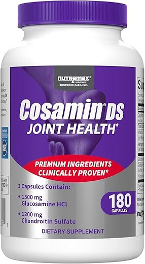 Nutramax Laboratories - Suplemento Nutramax Cosamin® DS para Saúde das Articulações com Glucosamina – Melhor Marca!