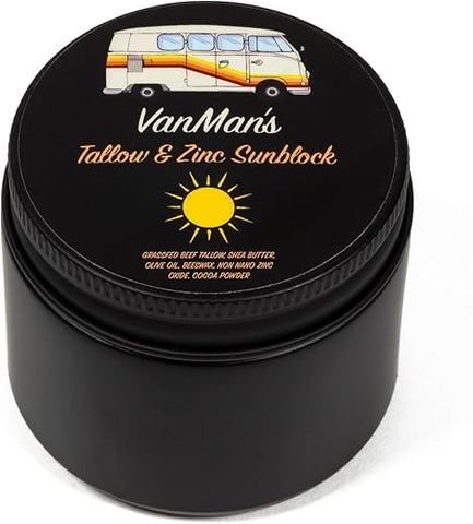 The VanMan Company - Tallow: Óleo de Sebo 100% Natural – Hidratação Intensa para Pele e Cabelo