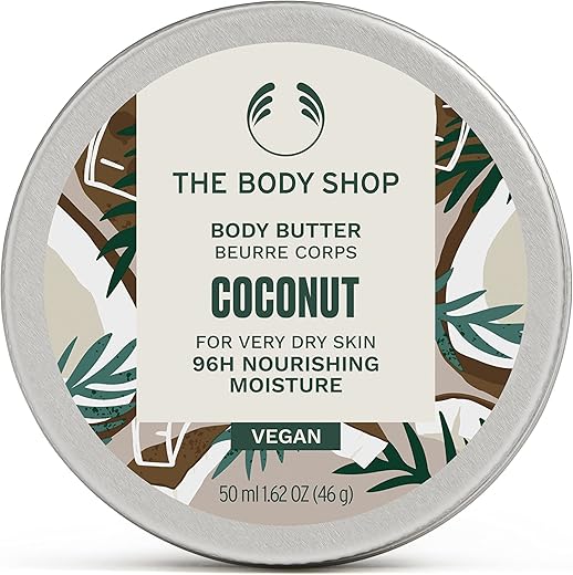 Manteiga Corporal de Coco, 50g – Hidratante Natural - The Body Shop