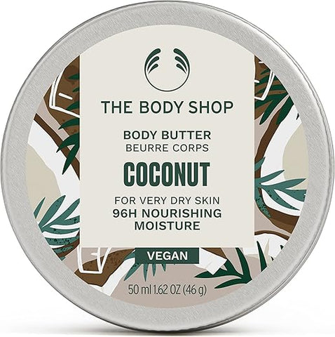 Manteiga Corporal de Coco, 50g – Hidratante Natural - The Body Shop