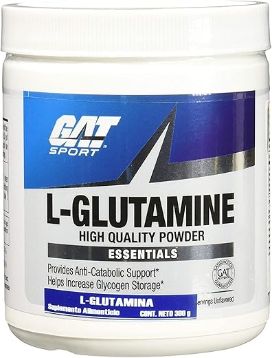 GAT SPORT - GAT Sport L-Glutamina Sem Sabor 300g – Embalagem de 10.58oz