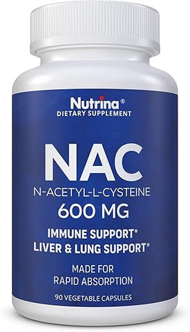 Nutrina - NAC 600 mg – Suporte Imunológico com NAC