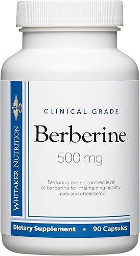 DR.WHITAKER - Dr. Whitaker Berberine Clínico de Grau | 1.500mg Por Porção Diária | Suprimento de 30 Dias