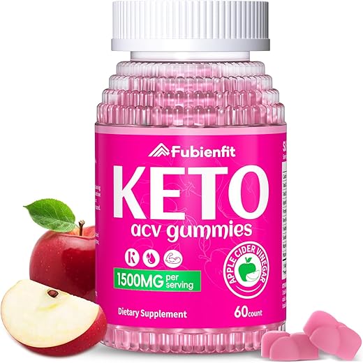 Regio - Keto ACV Gummies Fórmula Avançada 1500MG Gummies Keto Vinagre de Maçã Formulado com Romã e Beterraba em Pó B12 Vegano Não GMO 60 Gomas