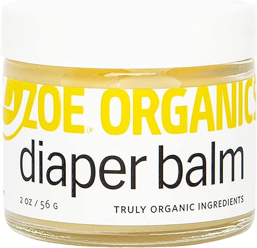 Pomada para Fraldas, Protege a Pele Sensível do Bebê da Umidade e Bactérias, Alivia e Trata Assaduras, Ajuda a Prevenir Irritações, Transparente (60g) - Zoe Organics