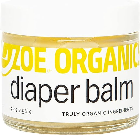 Pomada para Fraldas, Protege a Pele Sensível do Bebê da Umidade e Bactérias, Alivia e Trata Assaduras, Ajuda a Prevenir Irritações, Transparente (60g) - Zoe Organics