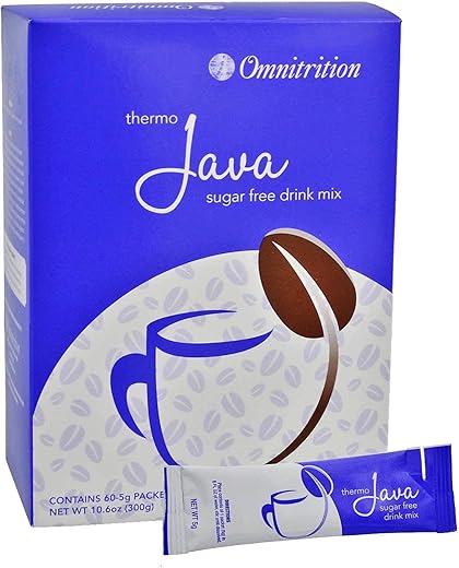 Omnitrition - Thermo Java – Pacotes Supressores de Apetite Sem Açúcar – 100g