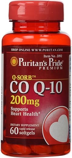 Puritan's Pride - Puritan’s Pride Q-Sorb Co Q-10 200 mg – 60 Cápsulas Softgels de Liberação Rápida (2) – Compre Agora!