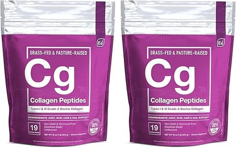 Pó de Colágeno Hidrolisado Essential Elements – Suporte para Articulações, Pele, Cabelo e Unhas | Tipo I | 100g