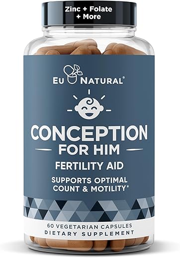 Eu Natural - Conception For Him – Suplemento de Fertilidade Masculina, Estimulante de Fertilidade Masculina | Marca: Conception For Him