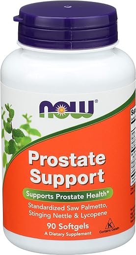 NOW Foods - Now Foods Suporte para Próstata, 90 CT – Fórmula Avançada para Saúde Masculina