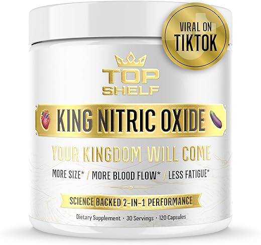 Join Top Shelf Grind - Suplemento de Óxido Nítrico para Homens 6 em 1, Alpha Fluxo Sanguíneo, Impulsionador de Resistência, Força, Energia, Resistência | 120 Cápsulas
