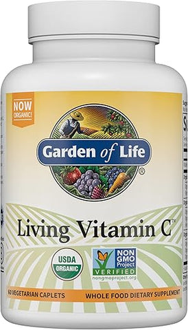 Vitamina C para Adultos com Antioxidantes – 60 cápsulas de 1000mg - Garden of Life